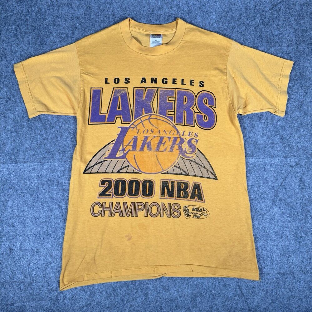Vintage 2000 NBA Los Angeles Lakers Championship Graphic T-Shirt Size M